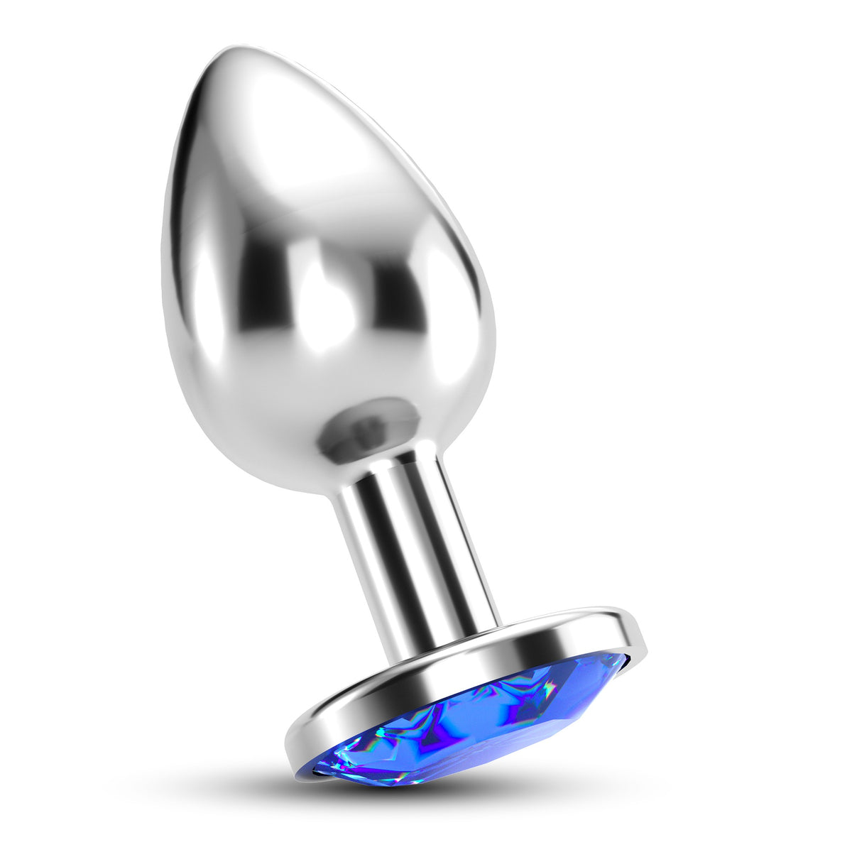 CRUSHIOUS PLUG ANAL JOYA BIJOU AZUL GRANDE CON BOLSA ATERCIOPELADA GRATIS