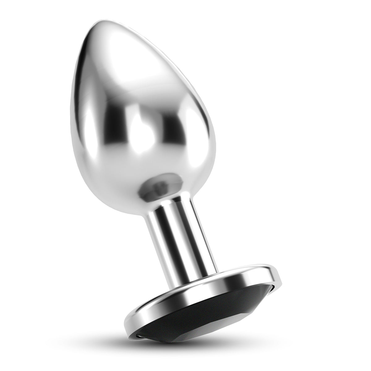 CRUSHIOUS PLUG ANAL JOYA BIJOU NEGRO MEDIANO CON BOLSA ATERCIOPELADA GRATIS