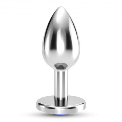 PLUG ANAL JOYA BIJOU AZUL GRANDE CRUSHIOUS CON BOLSA ATERCIOPELADA GRATIS