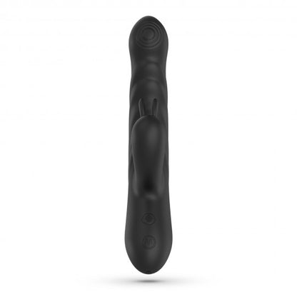 LAPIN VIBRADOR CONEJO RECARGABLE CON EMPUJE NEGRO CRUSHIOUS