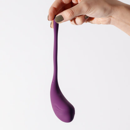 CRUSHIOUS HUEVO VIBRADOR RECARGABLE CON MANDO A DISTANCIA TAMAGO MORADO