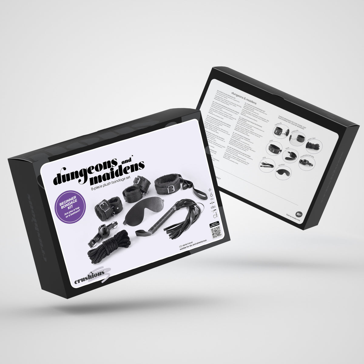 CRUSHIOUS KIT BDSM DUNGEONS & MAIDENS NEGRO