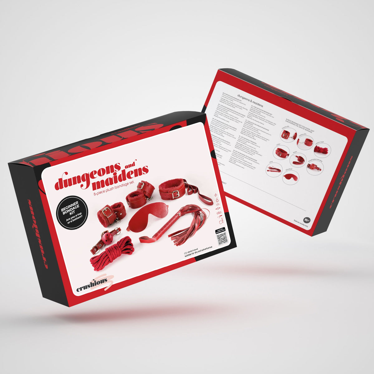 CRUSHIOUS KIT BDSM DUNGEONS & MAIDENS ROJO