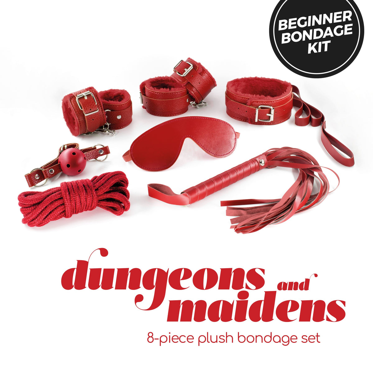 CRUSHIOUS KIT BDSM DUNGEONS & MAIDENS ROJO