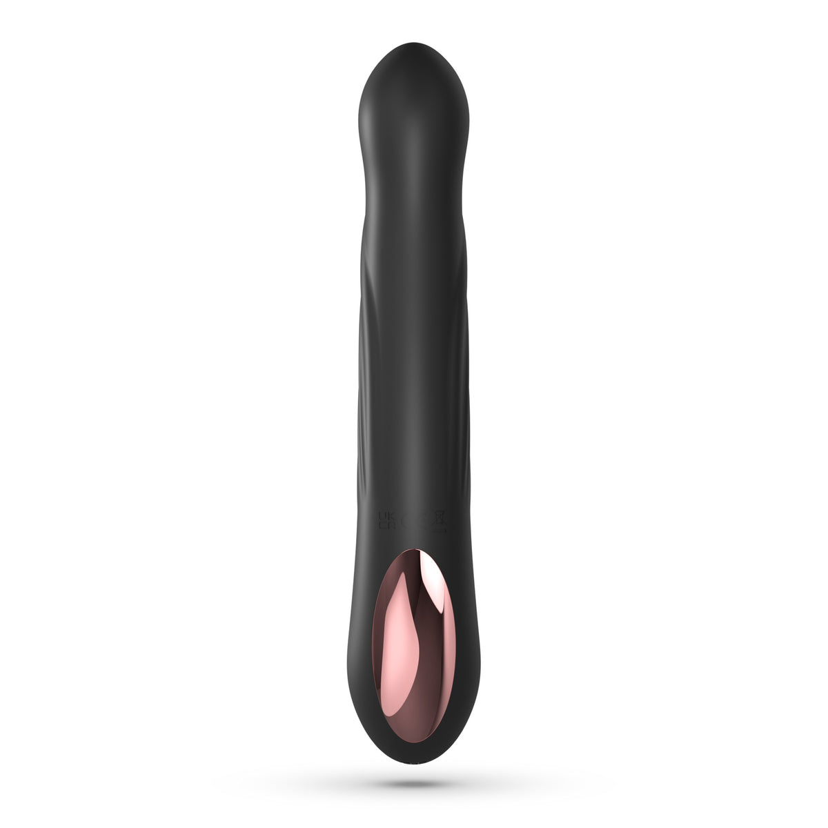 CRUSHIOUS VIBRADOR CONEJO RECARGABLE CON EMPUJE  LAPIN NEGRO