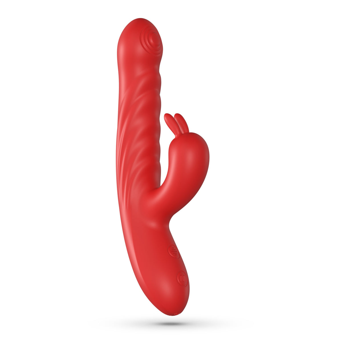 CRUSHIOUS VIBRADOR CONEJO RECARGABLE CON EMPUJE  LAPIN ROJO