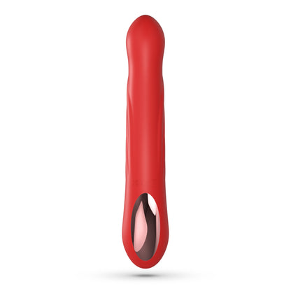 CRUSHIOUS VIBRADOR CONEJO RECARGABLE CON EMPUJE  LAPIN ROJO