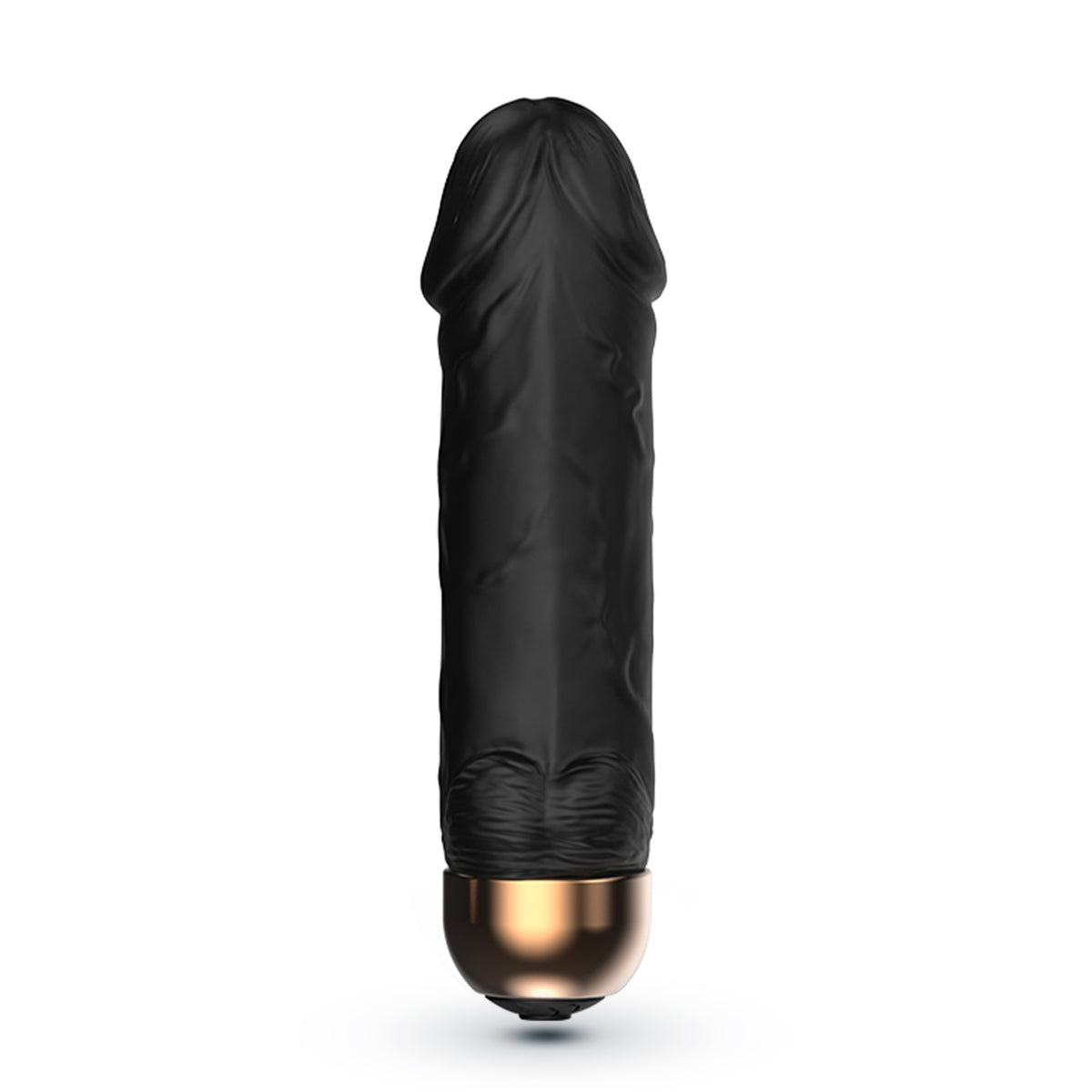 CRUSHIOUS MINI VIBRADOR REALISTA DE BALA WEENIE NEGRO