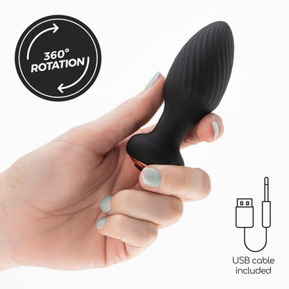 CRUSHIOUS PLUG ANAL GIRATORIO CON MANDO A DISTANCIA TWISTER