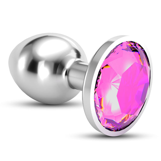 CRUSHIOUS PLUG ANAL JOYA BIJOU ROSA GRANDE CON BOLSA ATERCIOPELADA GRATIS